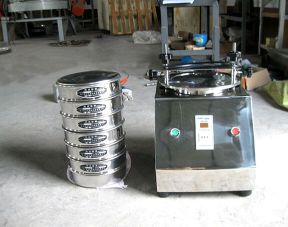 不銹鋼6層篩框+篩機的試驗篩展示圖